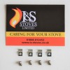 Stovax Brunel MK 2CB Replacement Stove Glass 280mm x 265mm