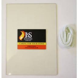 Burley Fireball Brampton 9108 Replacement Stove Glass 460mm x 328mm