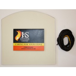 Country Kiln 17-02 Mk1 Replacement Stove Glass 277mm x 187mm