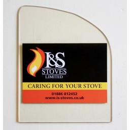 Vermont Intrepid/Resolute Replacement Stove Glass 150mm x 135mm