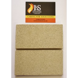 Villager Standard Fire Brick 4.5 x 9 Inches Pack of Two VFS029