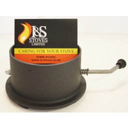 Flue With Damper 6 inch VFS054